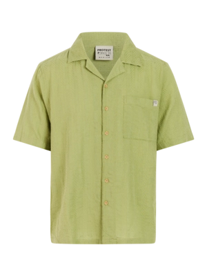 Overhemd Protest Men PRTNixon SS Fern Green Loose Fit