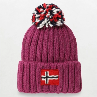 Bonnet Napapijri Youth Semiury 3 Dahlia Pink (22 inch)