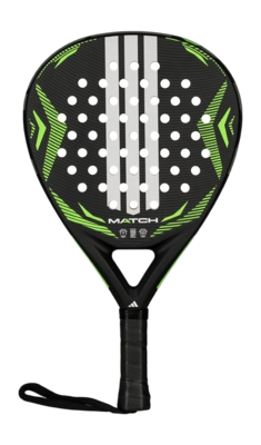 Padel Racket Adidas Dames / Heren Match Black/Green 360-375 g