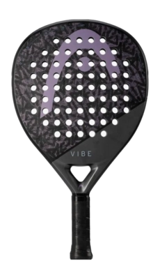 Padel Racket HEAD Dames Heren Vibe Black Purple 2025 350 g
