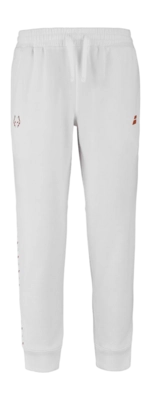 Padelbroek Babolat Men Juan Lebron White Sweat Pant Regular Fit