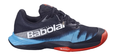 Padelschoen Babolat Boys Jet Premura 2 Black/Tomato Red