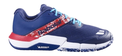 Padelschoen Babolat Men Movea 2 Dark Blue/Chili Red