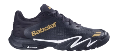 Padelschoen Babolat Men Premura 3 Black/Gold Indoor en Outdoor