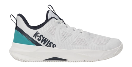 Padelschoen K Swiss Men K-Speed Team Clay White/Baltic/Carbon Kunstgras