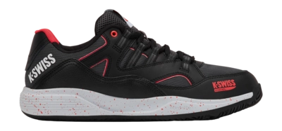Padelschoen K-Swiss Men Tura Team Padel Black/Micro Chip/Neon Lava