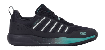 Padelschoen K Swiss Men Ultra Court Padel Carbon/Baltic/Glaciergray Kunstgras