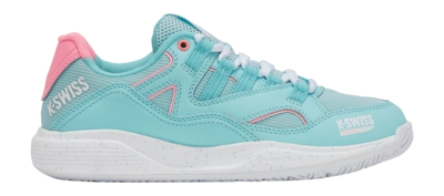Padelschoen K-Swiss Women Tura Team Padel Soft Neon Blue/White/Blue Glow