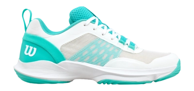 Padelschoen Wilson Women Hurakn Pro V2 White / White / Turquoise
