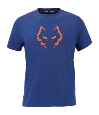 Padelshirt Babolat Men Cotton Tee Juan Lebron Blue Depths Regular Fit