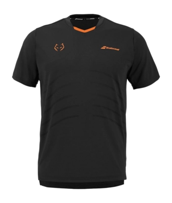 Padelshirt Babolat Men Crew Neck Tee Replica Juan Lebron Black Regular Fit