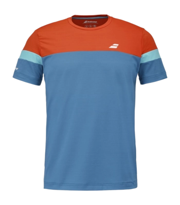 Padelshirt Babolat Men Perf Crew Neck Tee Seaport Regular Fit