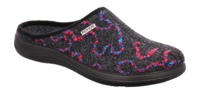 Pantoffel Rohde Women Bari 6540 Anthracite