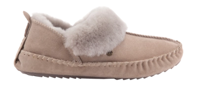 Pantoffel Warmbat Women Barrine Suede Taupe