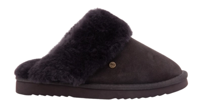 Pantoffel Warmbat Women Flurry Suede Choco