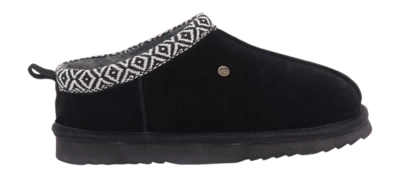 Pantoffel Warmbat Women Kynuna Suede Tape Black