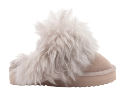 Pantoffel Warmbat Women Wagga Suede Plateau Taupe