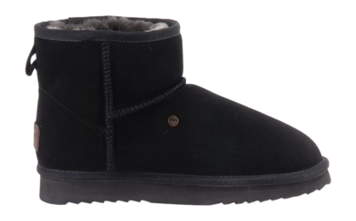 Boots Warmbat Women Wallaby Suede Black Grey