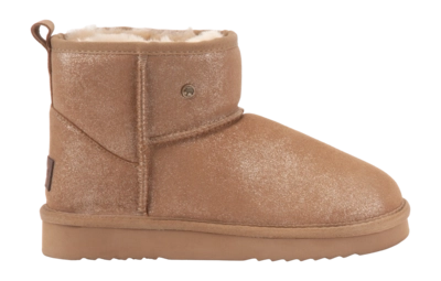 Boots Warmbat Women Wallaby Suede Metalic Gold