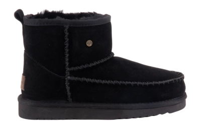 Boots Warmbat Women Wallaby Suede Stitch Black