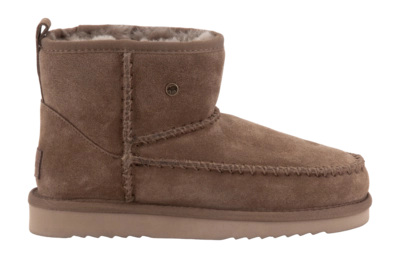 Boots Warmbat Women Wallaby Suede Stitch Mud