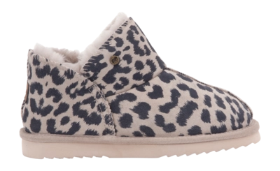 Pantoffel Warmbat Women Willow Panther Print Taupe