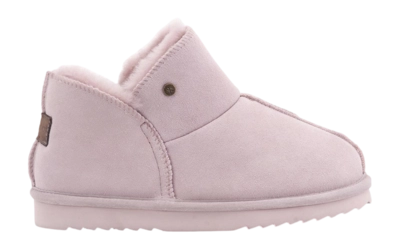 Pantoffel Warmbat Women Willow Suede Mauve Pink Ribbon