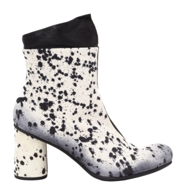 Papucei Spatter White Black