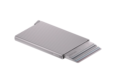 4---Cardprotector Fluted - Silver+ - Open