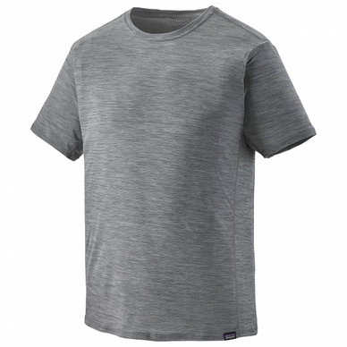 T Shirt Patagonia Men Cap Cool Lightweight Shirt Forge Grey Feather Grey X Dye