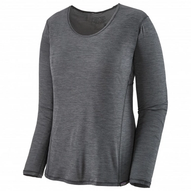 T Shirt Patagonia Femme LS Cap Cool Lightweight Shirt Smolder Blue Light Smolder Blue X Dye