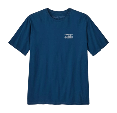 T-Shirt Patagonia Homme 73 Skyline Organic Lagom Blue