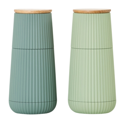 Peper- en Zoutmolen AdHoc Scrape Dark Green & Light Green 12,3 cm
