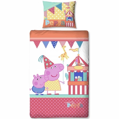 Dekbedovertrek Peppa Pig Funfair Katoen