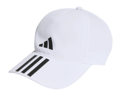 Pet Adidas Men Baseball Cap 3-Stripe White