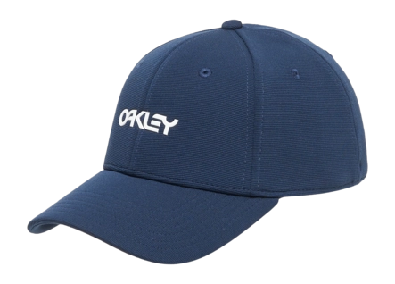 Pet Oakley Men 6 Panel Stretch Metallic Abyss/White (S/M)