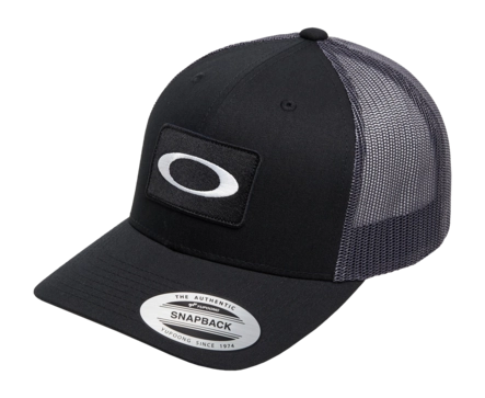 Pet Oakley Men O Original Patch Trucker Black/Forged Iron