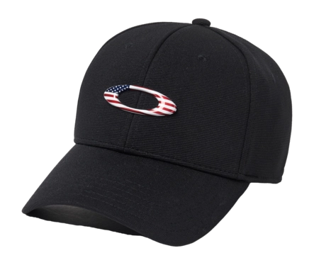 Pet Oakley Men Tincan Black/American Flag S/M