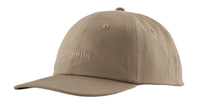 Pet Patagonia Unisex Fitz Roy Icon Trad Cap Text Logo: Seabird Grey