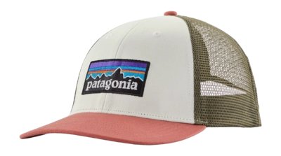 Pet Patagonia Unisex P-6 Logo LoPro Trucker Hat Birch White