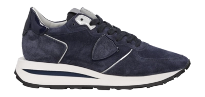 Philippe Model Women Tropez Haute Low Daim / Bleu