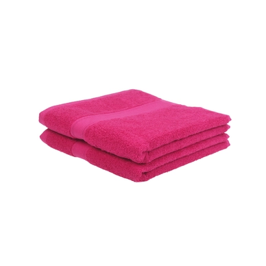 Handdoek Jorzolino Hot Pink (set van 2)