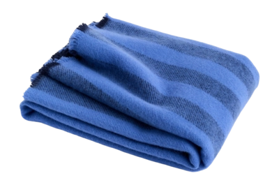 Plaid HAY Duo Throw Sky Blue