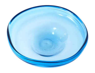 Schaal POLSPOTTEN Plate Clear Blue Eye L