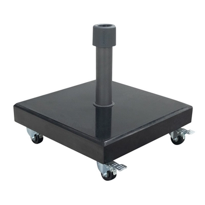 Parasolvoet Platinum Rome Swivel Wheels Black 40 kg