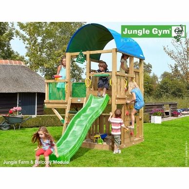 Speelset Jungle Gym Jungle Farm + Balcony Groen