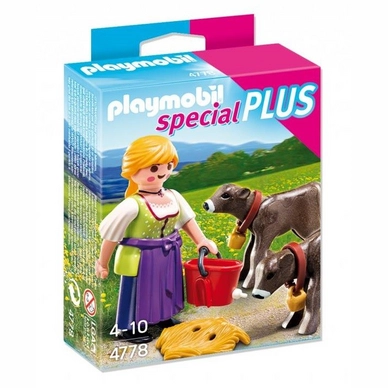 Playmobil Boerin Met Kalfjes 4778