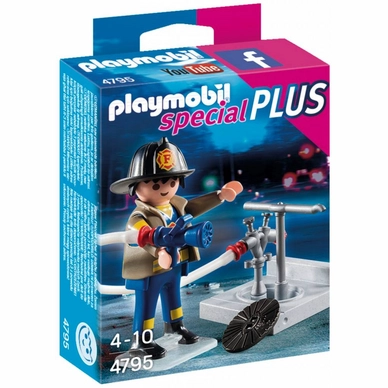 Playmobil Brandweerman Met Brandkraan 4795