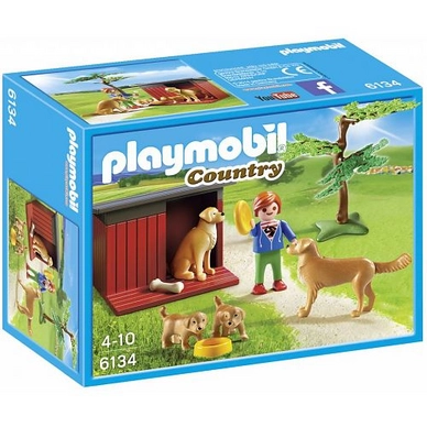Playmobil Country Golden Retrievers met puppy's 6134