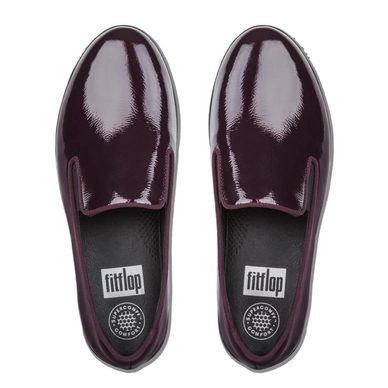 Loafer FitFlop Superskate™ Patent Leather Deep Plum